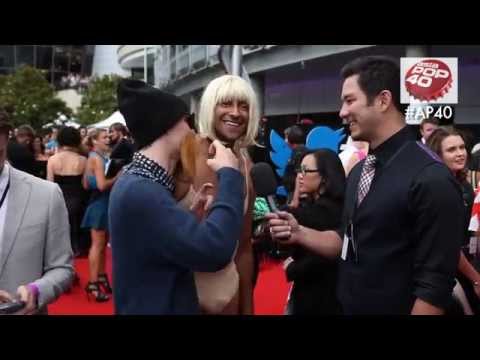 Dom Lau chats with Matt and Alex from triple j at the 2014 ARIAs