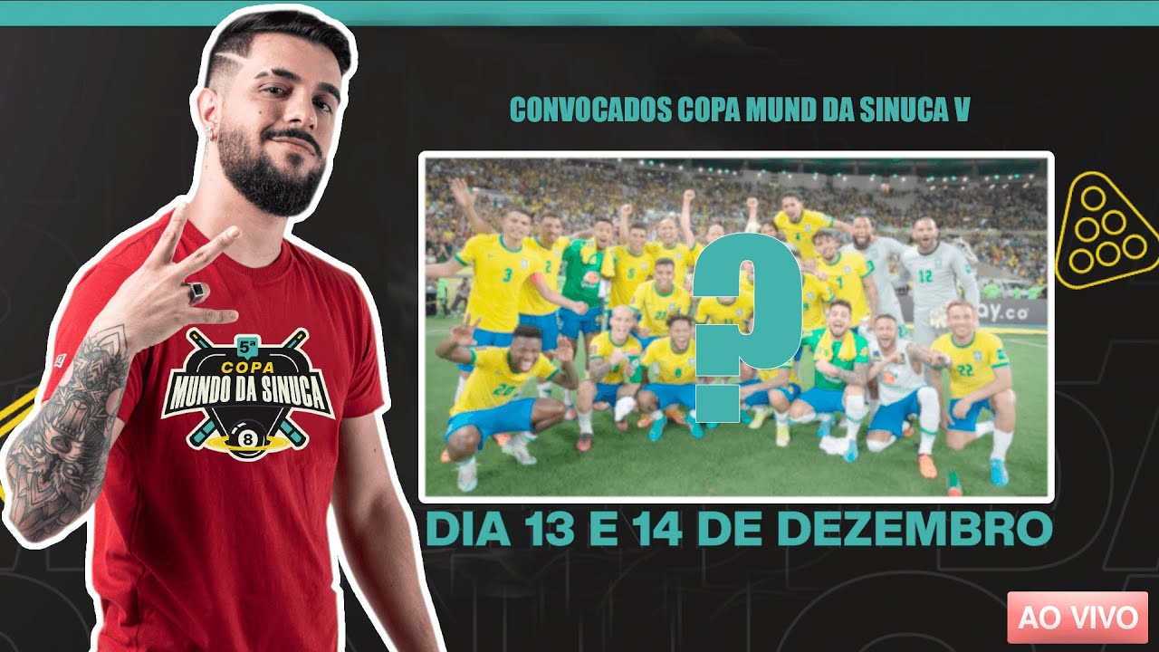 4ª COPA MUNDO DA SINUCA - AO VIVO 