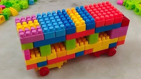 Satisfying DIY Lego Bus /ASMR building blocks/block game /lego block #asmr#asmrsounds#buildingblocks