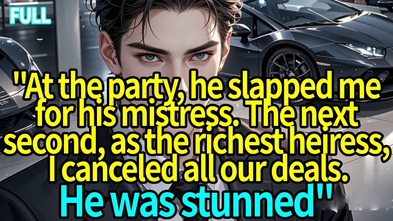 At the party, he slapped me for his mistress. The next second, I canceled all our deals. He was stun