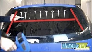 Window Tinting: How to heat shrink a rear window tint