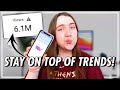 How to Stay on Top of TRENDS on YouTube! | Find Trending Topics for YouTube