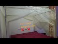 How to Fix a MOSQUITO NET with a metallic stand ❌🦟❌