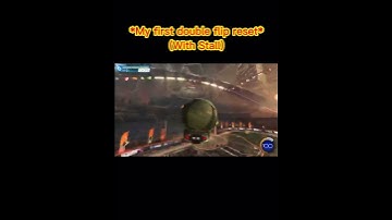 My First Double Flip Reset With Stall #rocketleague #double flip reset