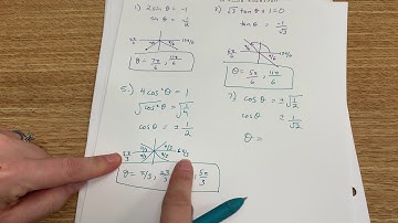 U3T3 Solving Trig Equations Day 2