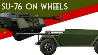 SU-76 on wheels | KSP-76/GAZ-68