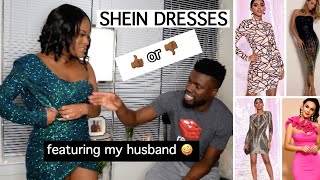 DRESSES FROM SHEIN - TRY ON Haul ft bae. HIT OR MISS?  Valentines, Birthday, Going Out Outfits