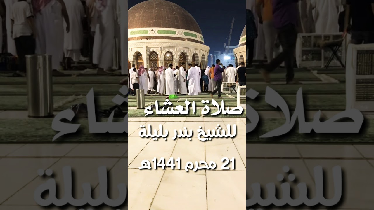 عشائية جميلة للشيخ بندر بليلة من سورة الأحقاف ٢١ محرم ١٤٤١ هـ