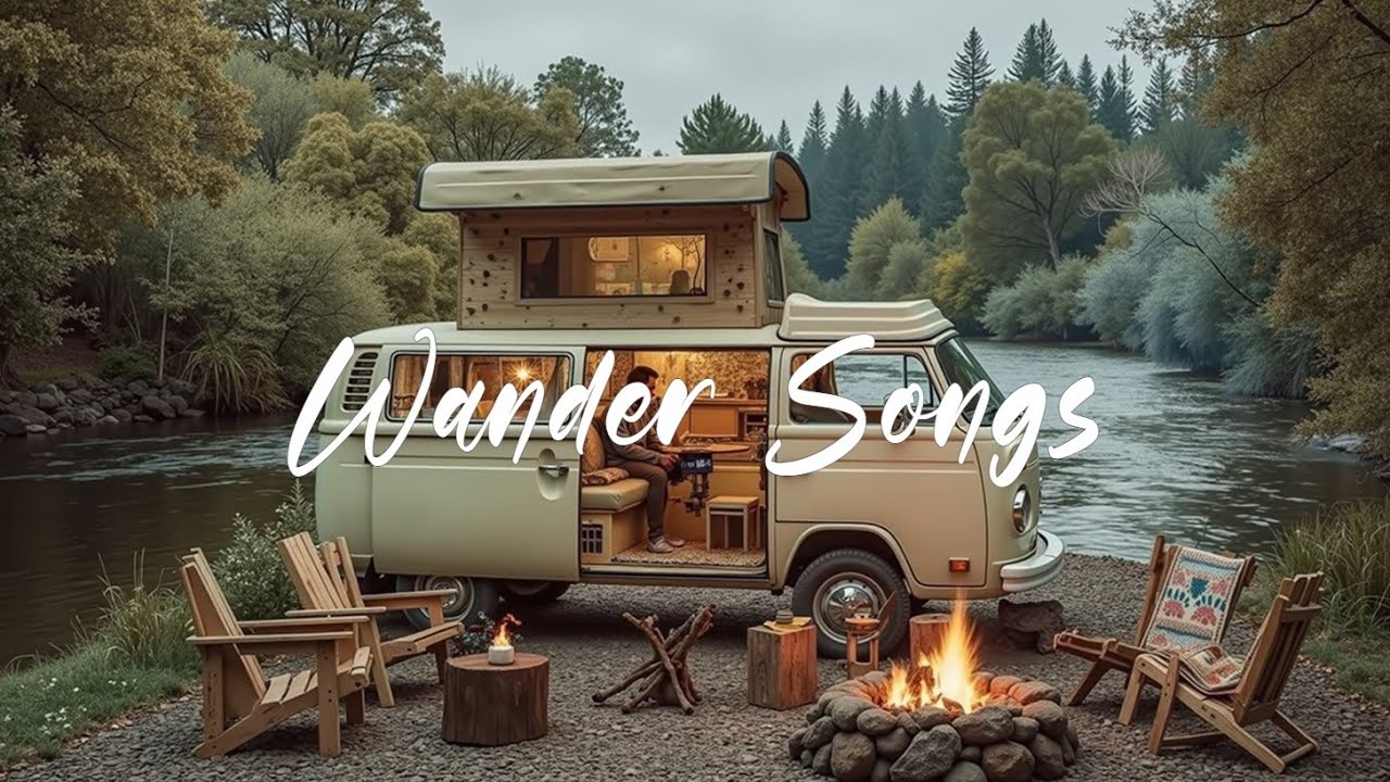 Инди-фолк плейлист для костровых вечеров ~ Акустические луговые чилл-вайбы и жизнь в фургоне