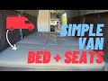 Premade Camper Van Bed That Sleeps 4 Under $250