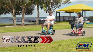 Enhance Mobility Triaxe Sport Mobility Scooter - 35 mile range and 12 mph