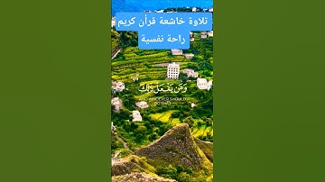 تلاوة خاشعة بصوت جميل ومؤثر #قران_كريم #قرآن #elmulquranعلم