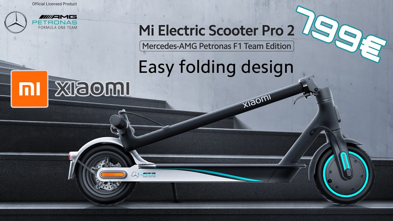 Presentado el Xiaomi Mi Scooter Pro 2 Mercedes AMG Petronas 🛴 POR 799€! 