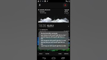 Tasker Test: Testing Autovoice with hangouts