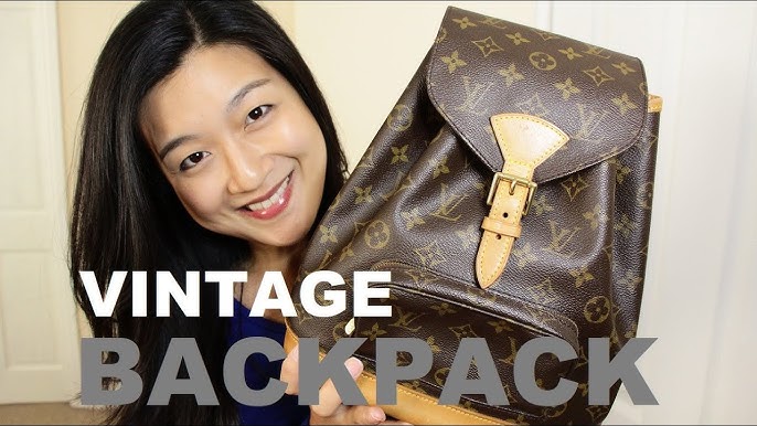 WHAT'S IN MY BAG - Louis Vuitton Backpack - Montsouris GM