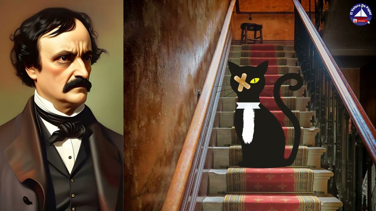 ⁣Cuento El Gato Negro de Edgar Allan Poe