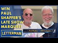 Win Paul Shaffer&#39;s &quot;Late Show&quot; Marquee Sign &amp; Autographed &quot;LS&quot; Jacket | Letterman