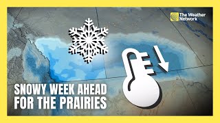 Heavy Snow to Impact Travel Across the Prairies | #forecast