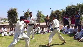 Ajit VS Yahya || best knockout fight ||#karate #fight #kumite