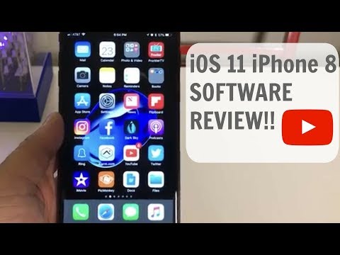 iOS 11 iPhone 8 SOFTWARE REVIEW!!