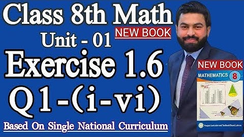 Class 8th Math New book Unit 1 Exercise 1.6 Q1 (i-vi)-How to find the square roots of Fractions