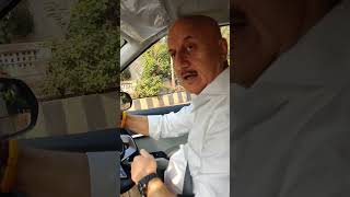 Feel blessed to have my new car driven by Anupam Kher Sir.🙏 💝 🤗 You are the bestest 💐🧿 #shorts