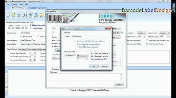 Email feature of DRPU Barcode Maker Software to send barcode at specified email address