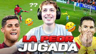 LA PEOR JUGADA DE CADA ESTRELLA DEL FUTBOL (MESSI, CR7, MBAPPE) - INCREIBLE!