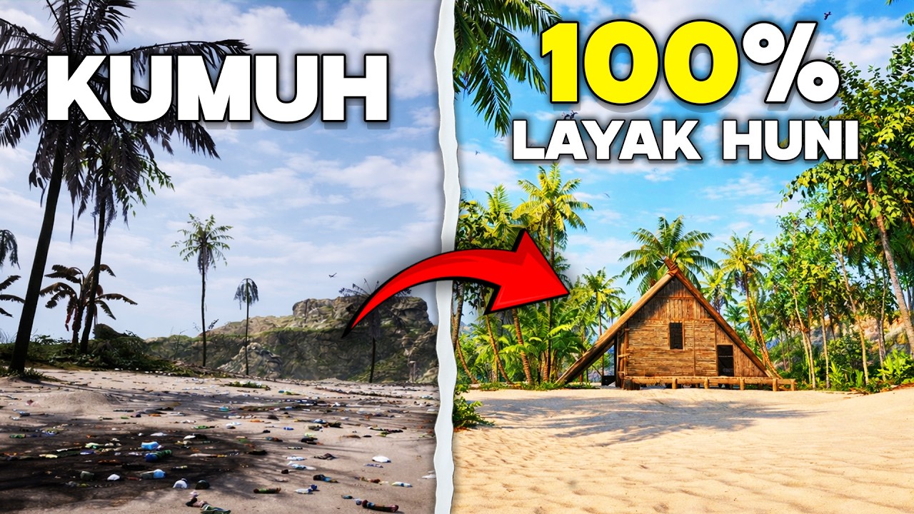 Gue Mengubah PULAU KUMUH Jadi 100% Bersih Dan Layak Huni di Restore Your Island