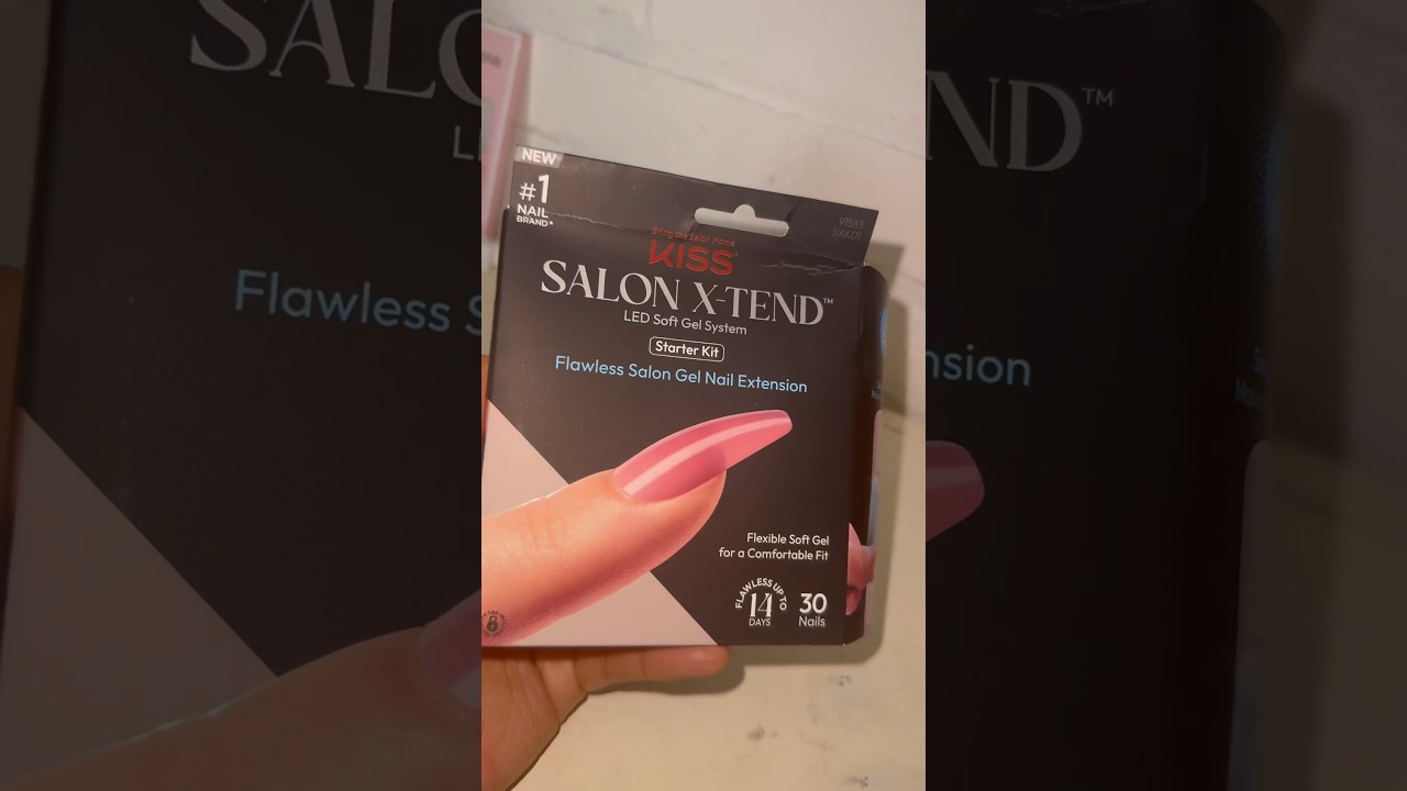 🩷 New KISS Products Salon X-Tend Soft Gel Nail System 💅🏾