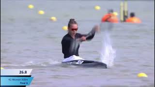 Final K1 Damas 500m - Copa del Mundo Szeged 2024