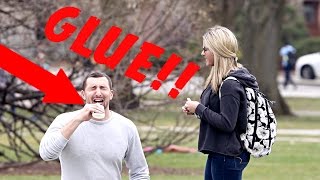 EATING GLUE PRANK!!