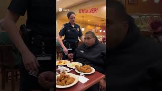 Man Gets Kicked Outta Buffet Cause He Cant Stop..