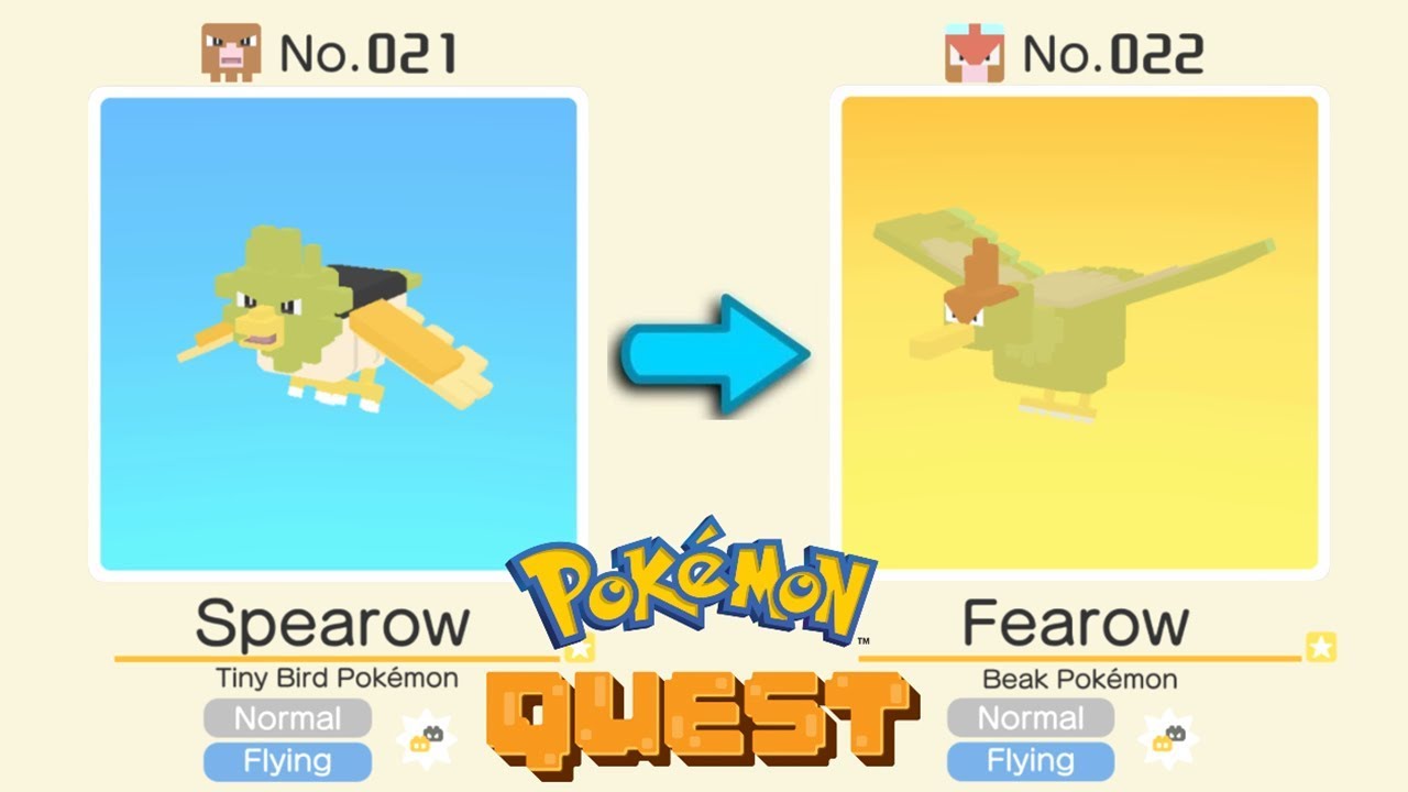 Evolution Chart Pokemon Quest