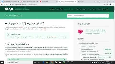 Creating Polls App using Django(Akhilkrishnank 19PMC305)
