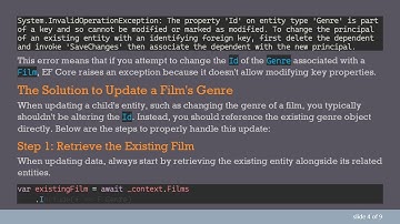 How to Update Data with Child Using EF Core