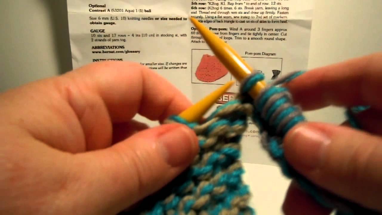 Quick Knit Slippers 3 Adding Stitches YouTube
