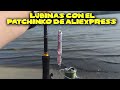 Primeras lubinas en Playa Ladeira con Patchinko AliExpress