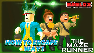 The Maze Runner Roblox - How TO ESCAPE Way 1 January 2025 *NOT PATCHED*