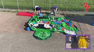 Opbouwen Avonturen Springkussen Voetbal - Qui Vive