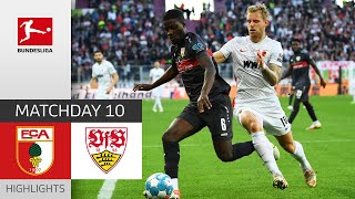 FC Augsburg - VfB Stuttgart 4-1 | Highlights | Matchday 10 – Bundesliga 2021\/22