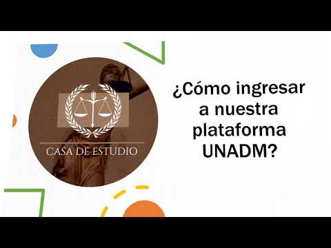 Cómo ingresar a nuestra plataforma UNADM | Cómo recuperar la contraseña y el número de matrícula