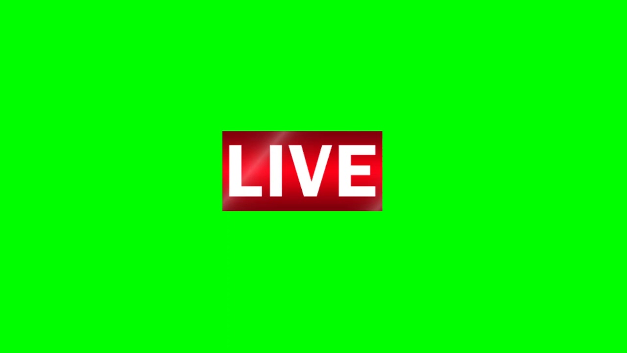 Live effect. News Green Screen. Green Live.