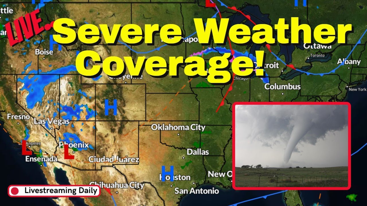 Live: 24/7 Severe Weather Coverage! 2-28-25 - YouTube