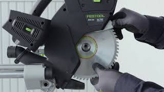 KSC 60 Quick Guide - Changing the blade