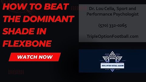 Beat the Dominant Shade by Doing THIS #flexbone #tripleoption #coaching #airforcefootball