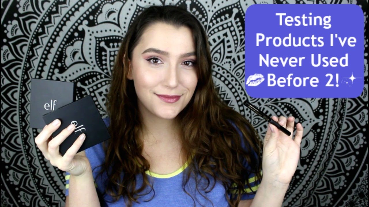 TESTING ELF CONTOUR/BLUSH PALETTE & MILANI LIQUID EYELINER!