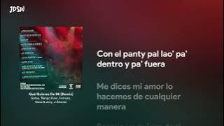 Qué Quieres De Mí - Gotay, Ñengo Flow, Farruko, Nova & Jory, J Álvarez [Letra / Lyrics]