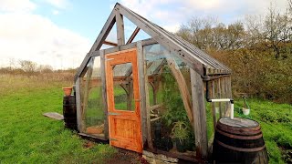 Traditional Mortise And Tenon Door For The Timber Framed Greenhouse