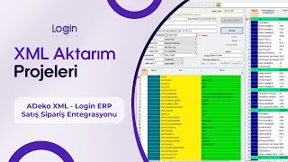 ADeko XML - Login ERP Satış Sipariş Entegrasyonu